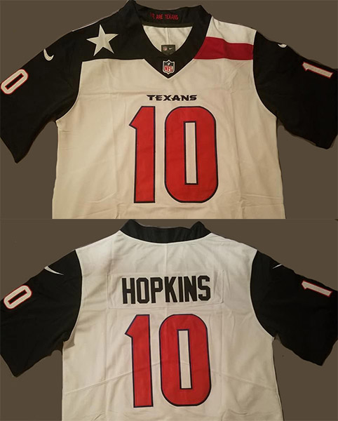Men's Houston Texans #10 DeAndre Hopkins Nike White Limited Stitched NFL Jersey